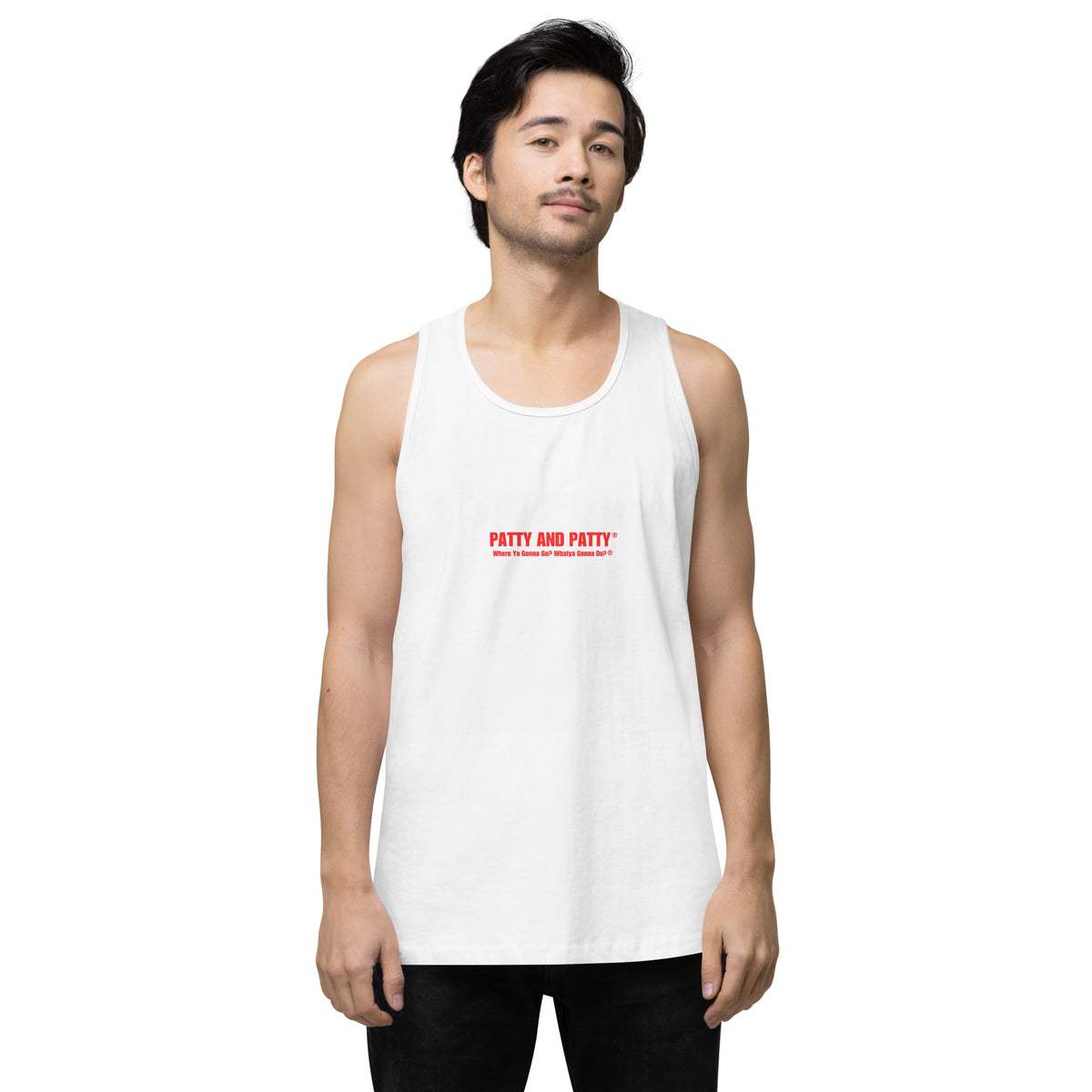 Patty and Patty Name Logo Men’s Tank Top