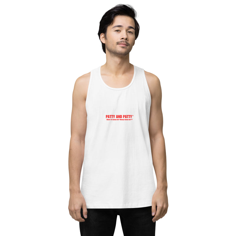 Patty and Patty Name Logo Men’s Tank Top