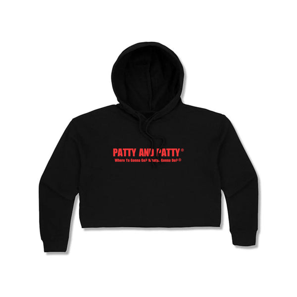 Patty & Patty Crop Hoodie (women's)