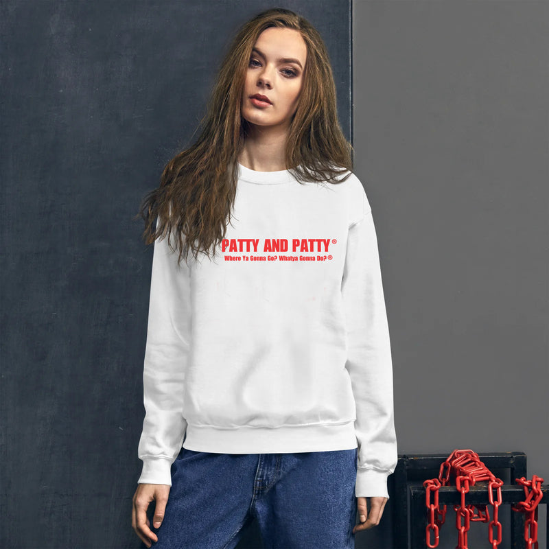 Patty and Patty Name Logo Sweatshirt (unisex)