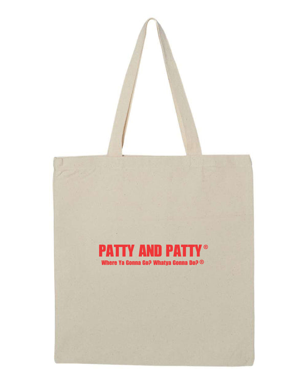 Patty and Patty Tote Bag (beige)