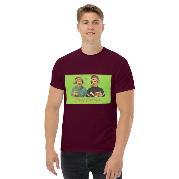 Patty and Patty Happy Holidays T-shirt (unisex)